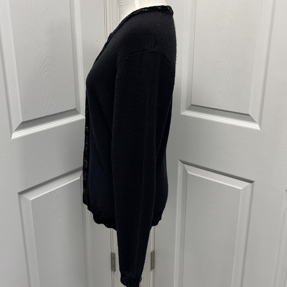 Portraits by Northern Isles Black Beaded Sweater Medium - Picture 6 of 11